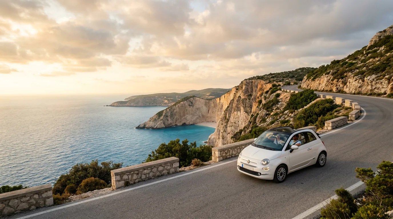 Cabrio car rental in Zakynthos
